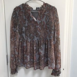 Anthropologie Peasant Top